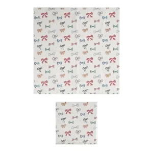 BOW PATTERN NAPKIN 50PK