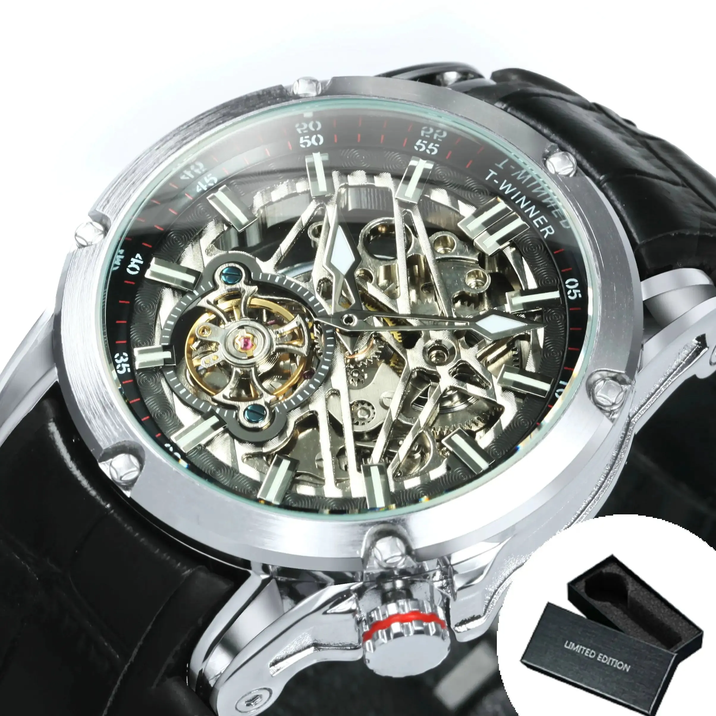 Brasvado Men's Luxury Leather Watch