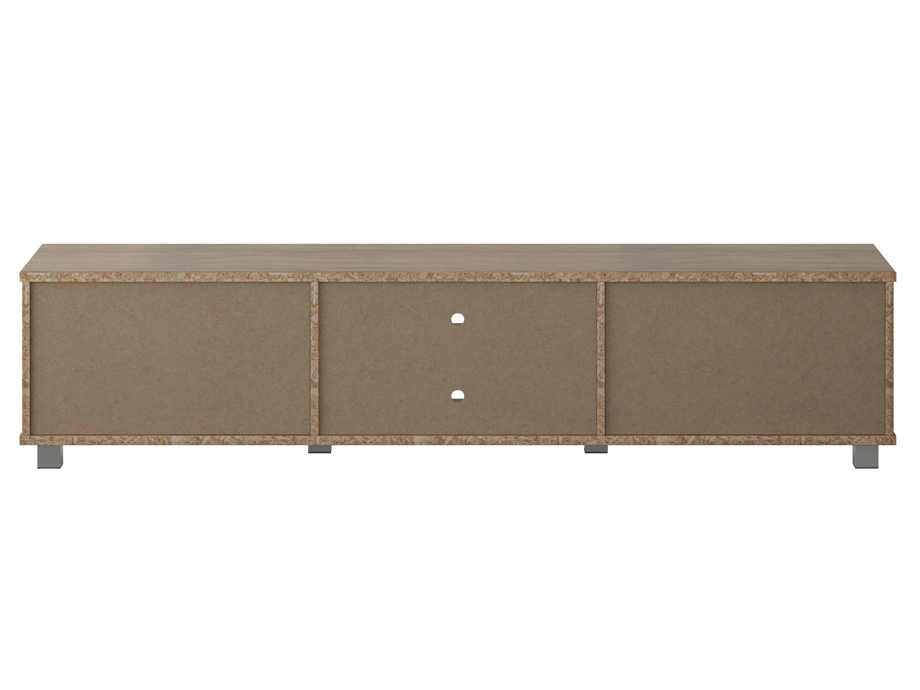 Brown and White Modern TV Stand, TVs up to 85"