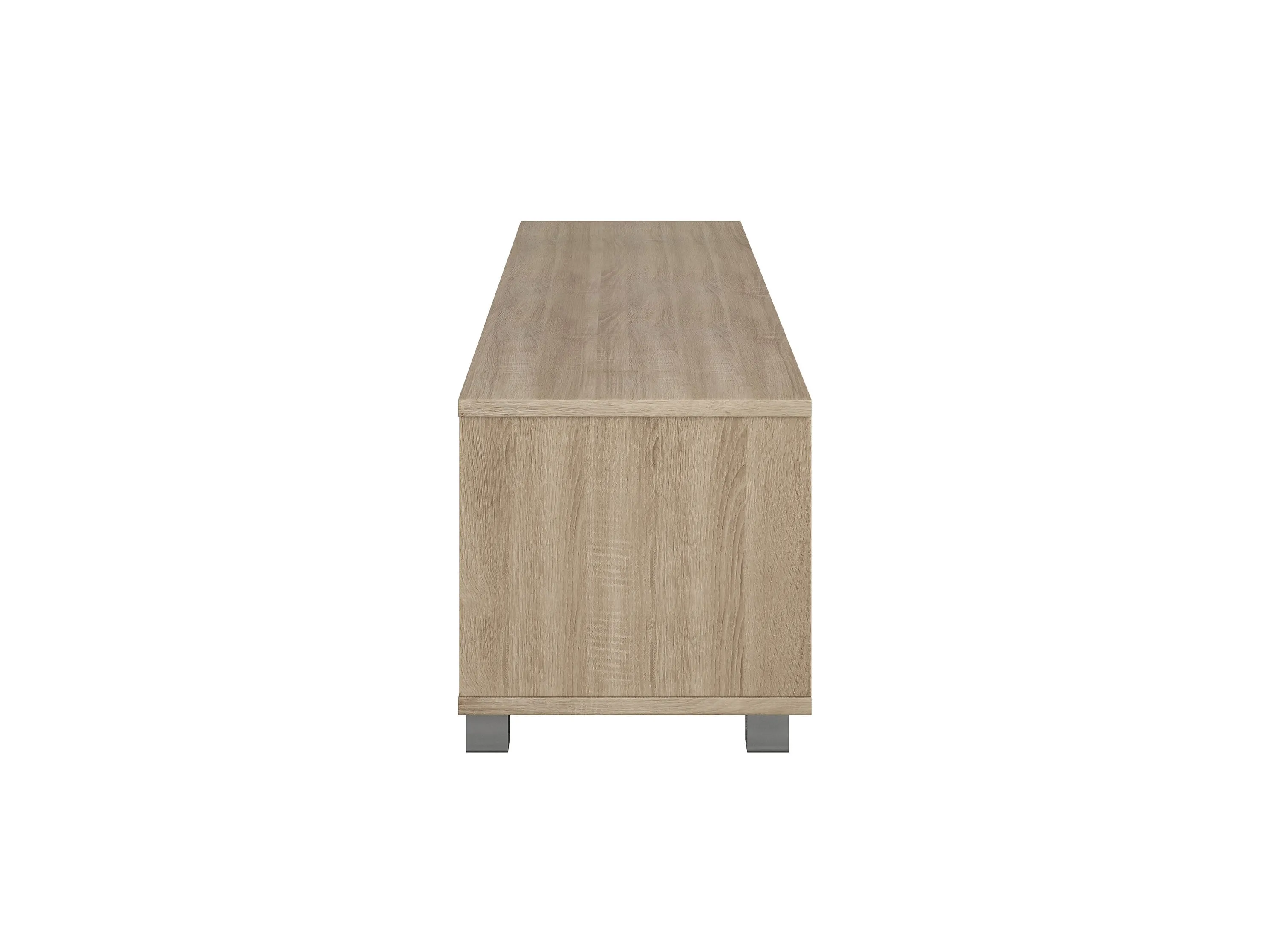 Brown and White Modern TV Stand, TVs up to 85"