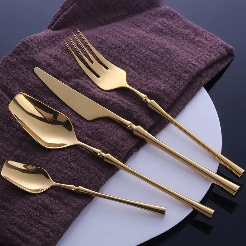 Istanbul Luxury Gold Cutlery Set