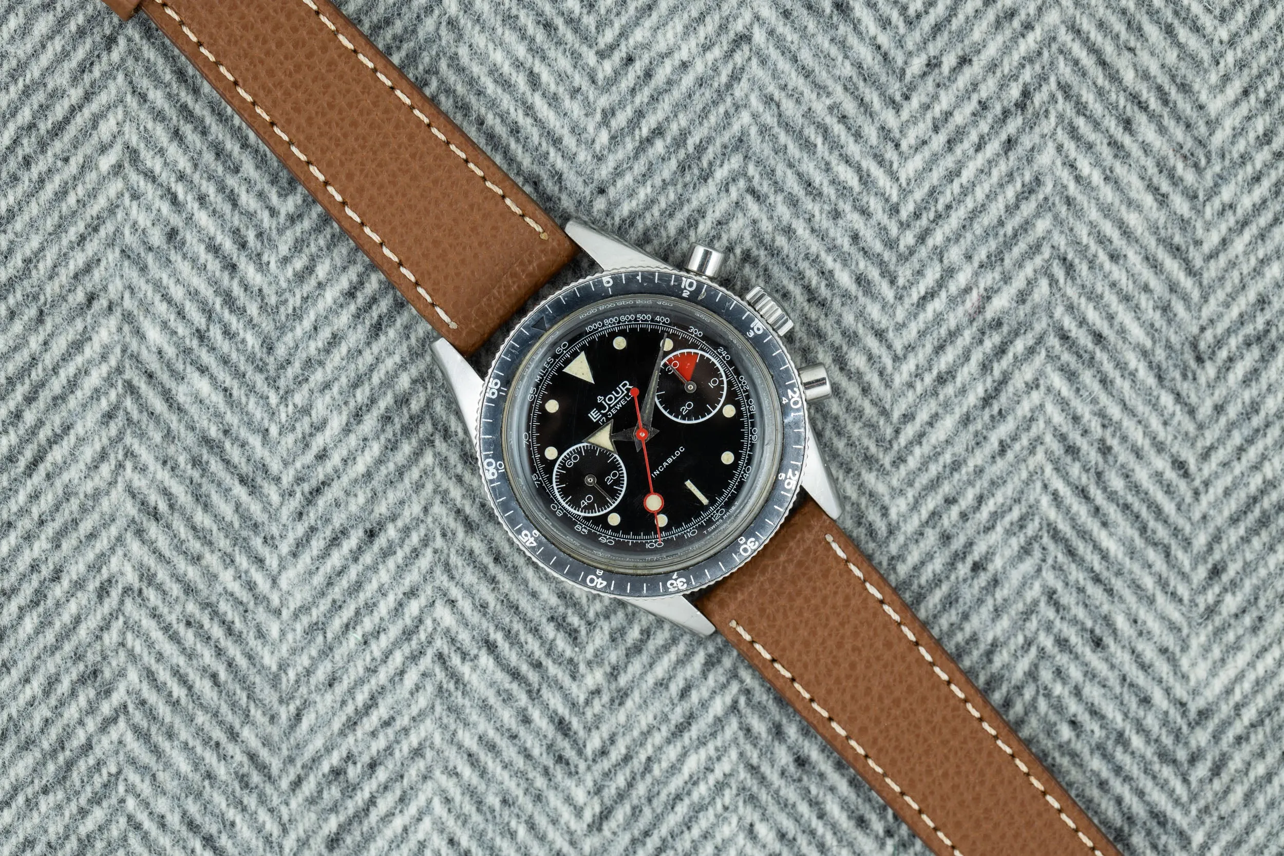 LeJour 'Broad Arrow' Chronograph