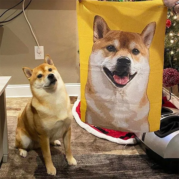 Original Pet Pop Art Dish Towel