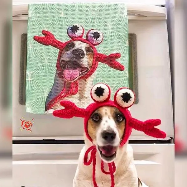 Original Pet Pop Art Dish Towel