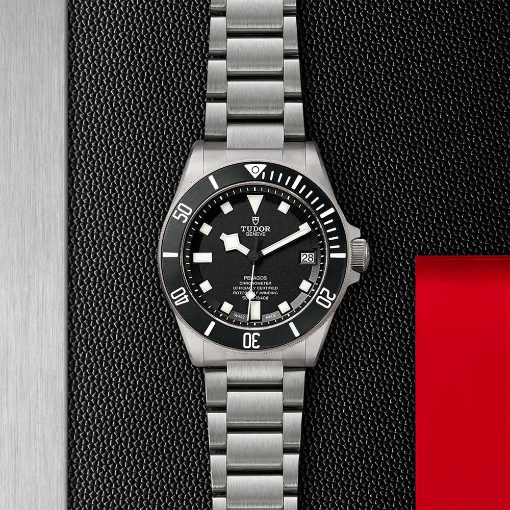 PELAGOS LHD 42MM TITANIUM AND STEEL