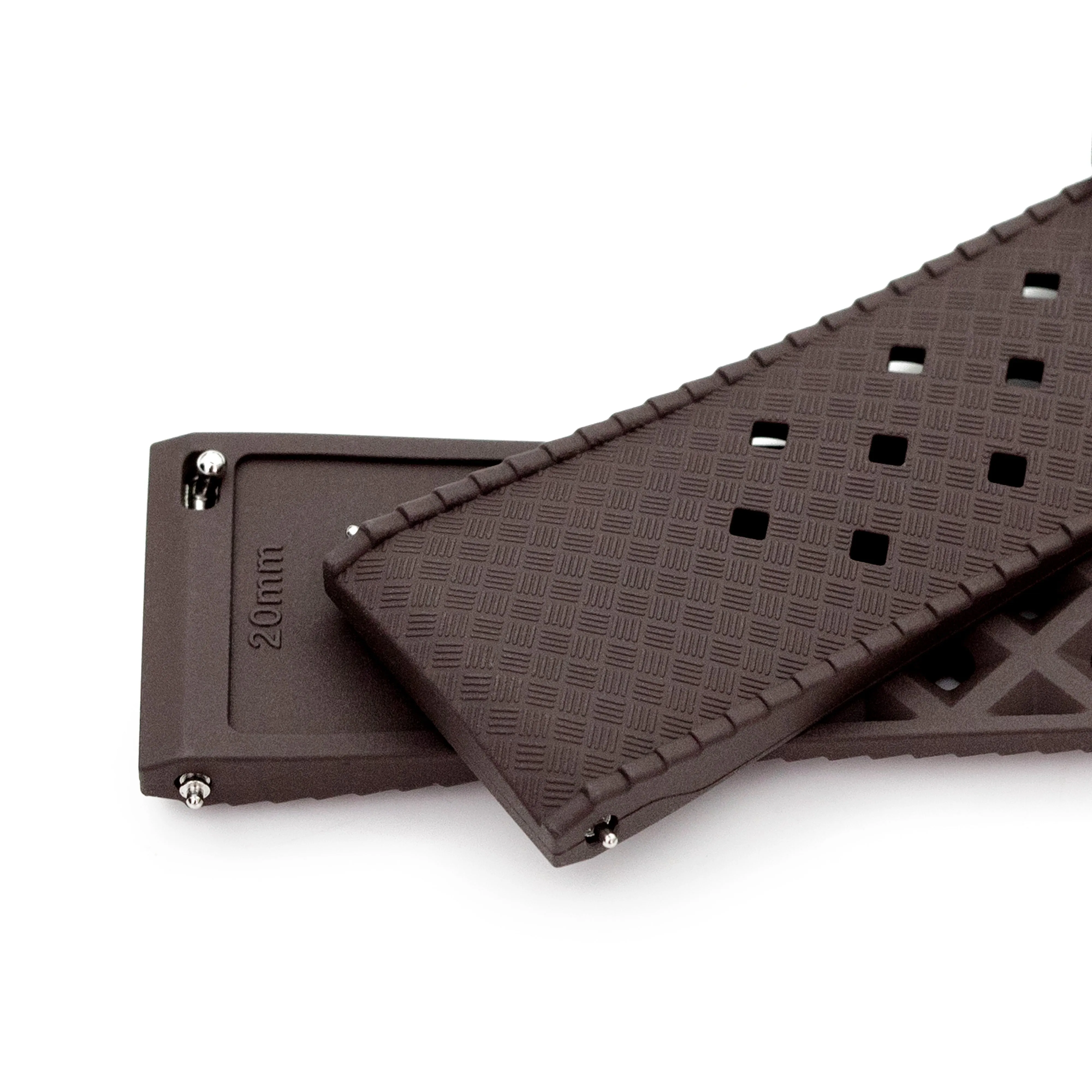 Quick Release Tropical-Style FKM rubber, Dark Brown