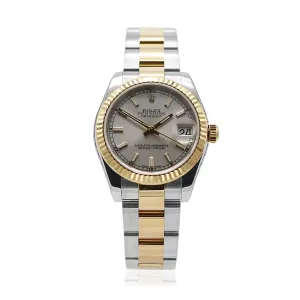 Rolex Datejust 31mm Steel & Yellow Gold Watch - Ref: 178273