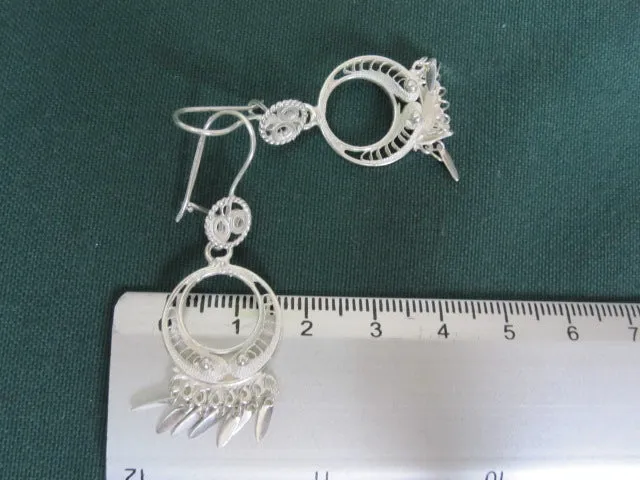 Round Filigree Earrings - Medium