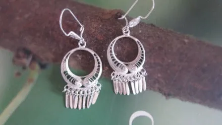 Round Filigree Earrings - Medium