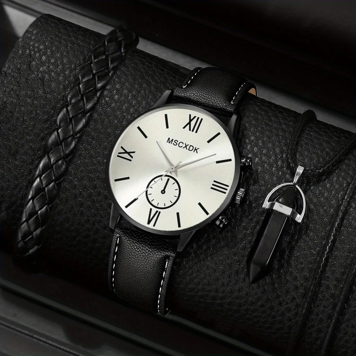 Stylish 3pc Watch Set and Jewelry Perfect Gift Items