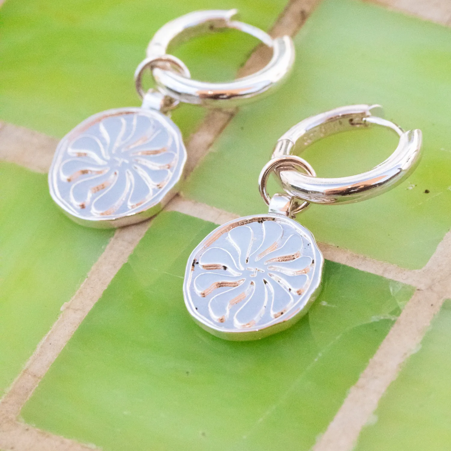 Summer State of Mind Earrings - Silver