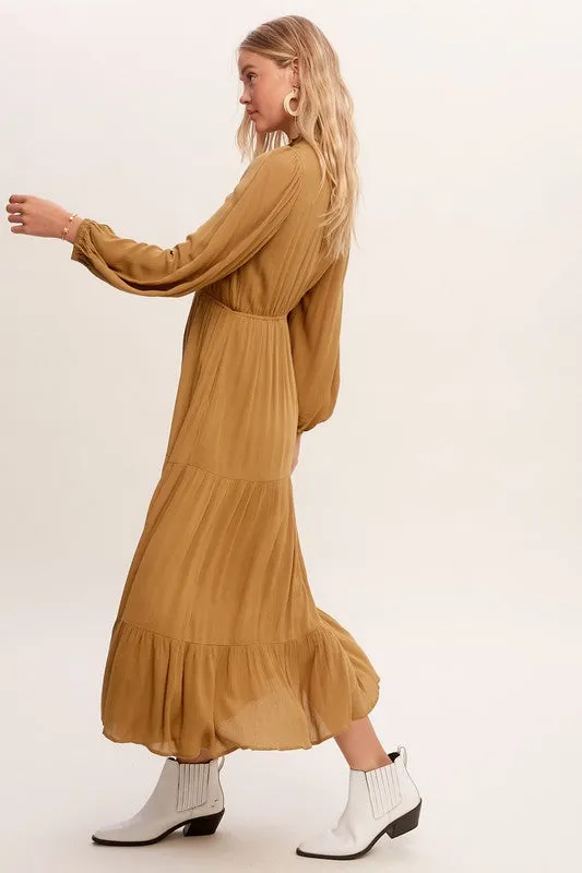 TEEK - Feminine Boho Inspired Maxi Woven Dress