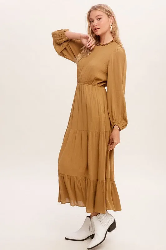 TEEK - Feminine Boho Inspired Maxi Woven Dress