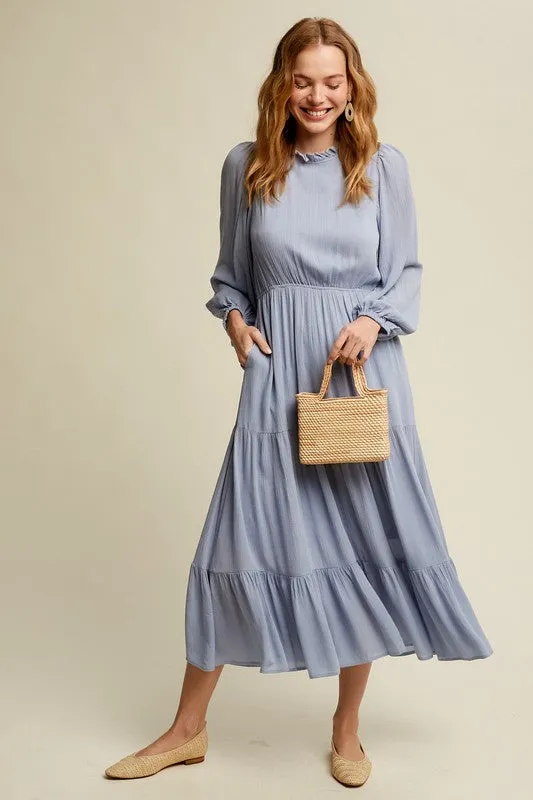 TEEK - Feminine Boho Inspired Maxi Woven Dress