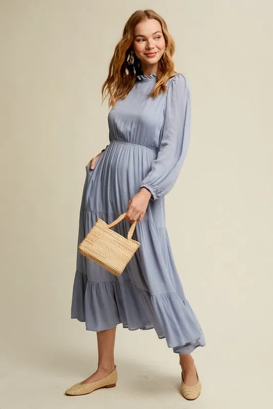 TEEK - Feminine Boho Inspired Maxi Woven Dress