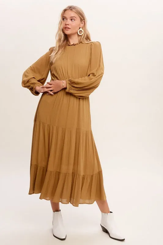 TEEK - Feminine Boho Inspired Maxi Woven Dress