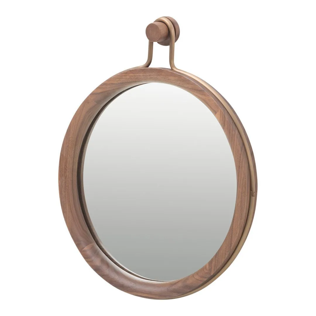 Utility Round Mirror