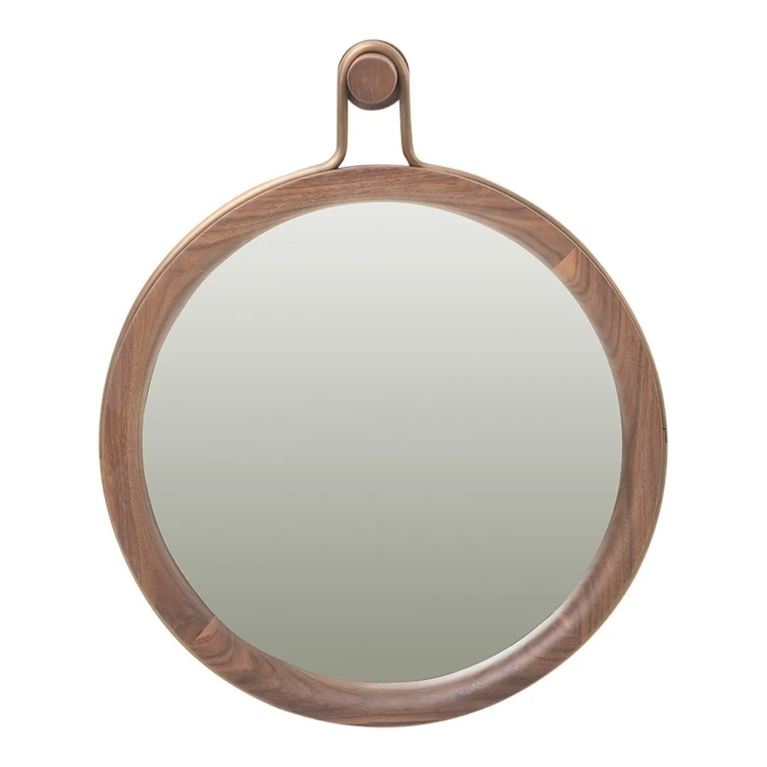 Utility Round Mirror