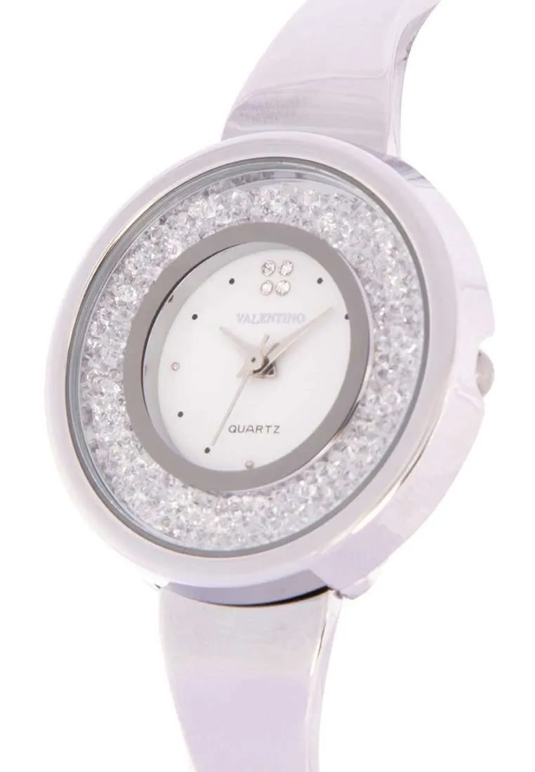 Valentino 20122150-MOP DIAL Silver Fashion Metal Band Watch for Women