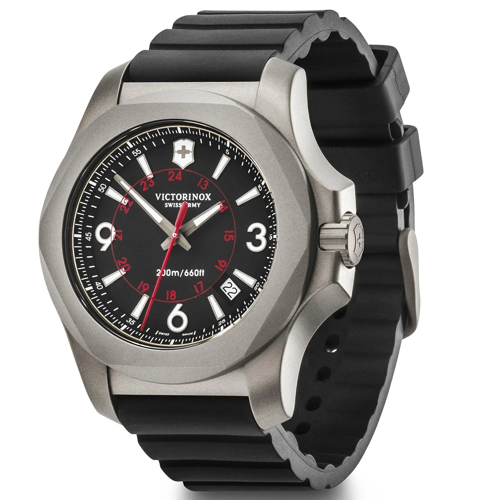 Victorinox I.N.O.X. Titanium Men's Black Watch 241883