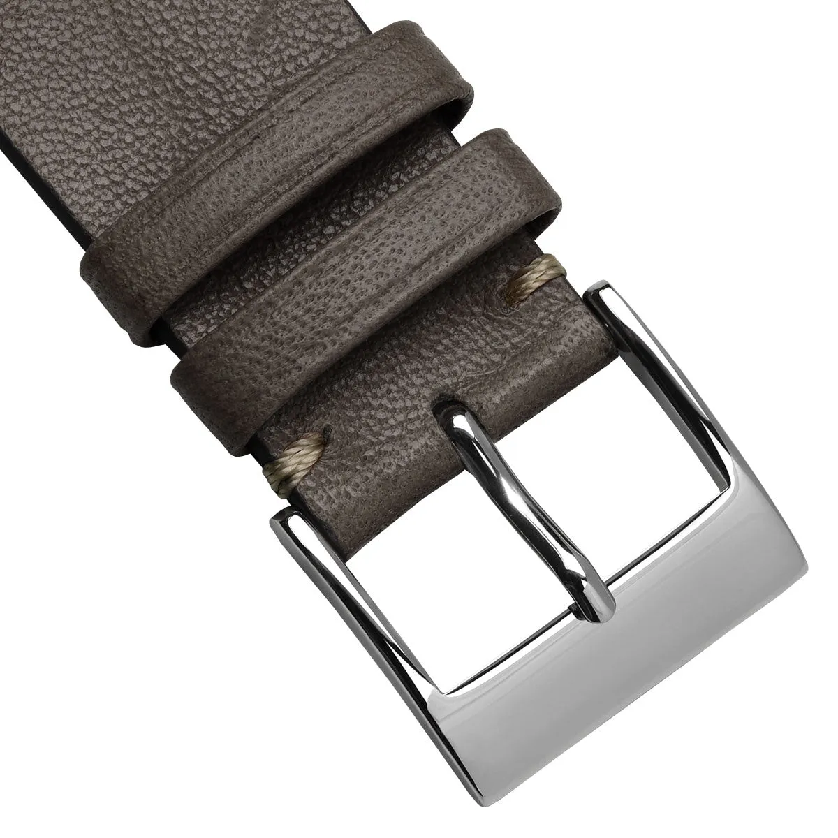 Vintage Cavallo Horse Leather Watch Strap - Dark Taupe